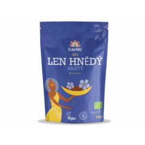 Len hnědý mletý BIO 250 g ISWARI