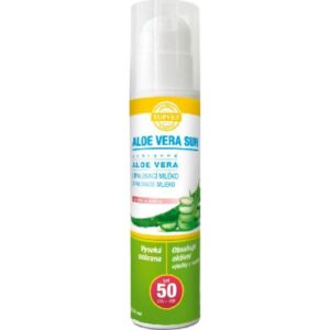 Opalovací mléko aloe vera SPF50 200ml TOPVET