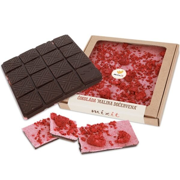 Čokoláda Malina do červena 250g MIXIT