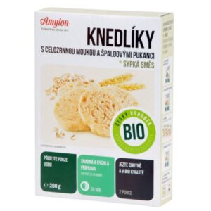Knedlíky s celozrnnou moukou a špaldovými pukanci BIO 200g AMYLON