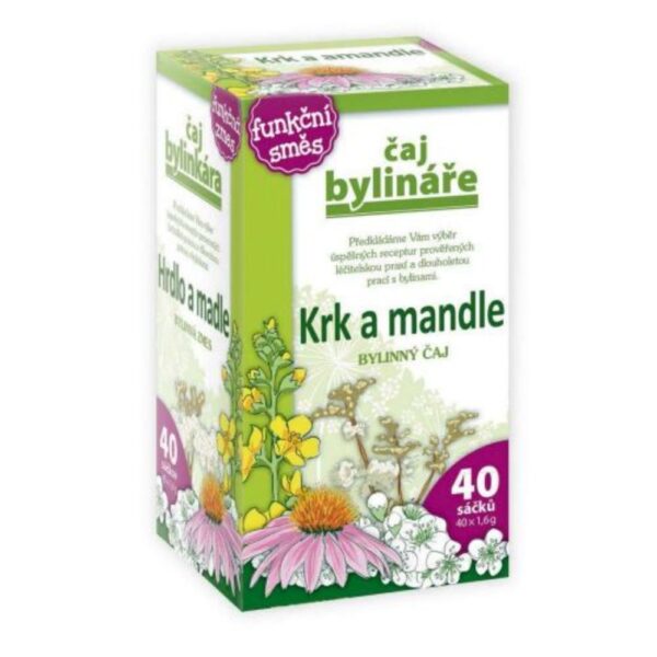 Čaj Krk a mandle 40x1,6g BYLINÁŘ