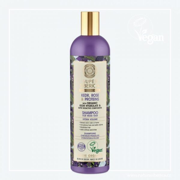 Šampon pro oslabené vlasy 400ml Super Siberica