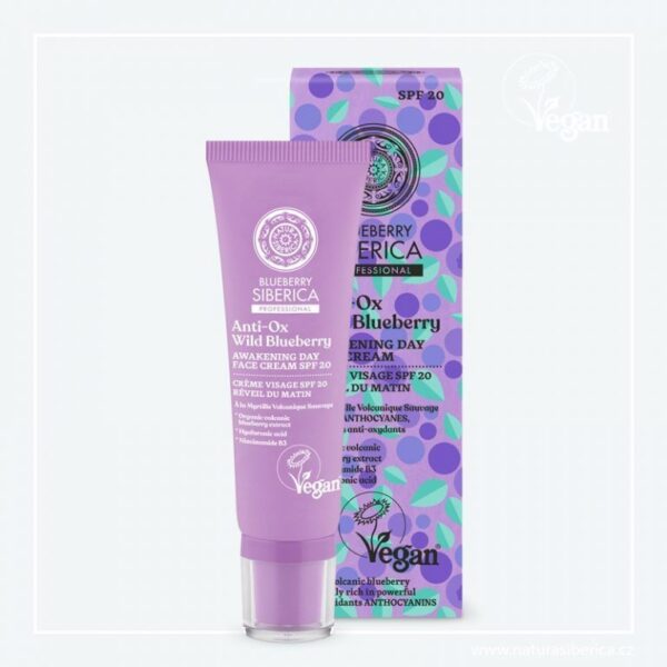 Wild Blueberry Denní krém pro probuzení pleti 50ml Blueberry Siberica