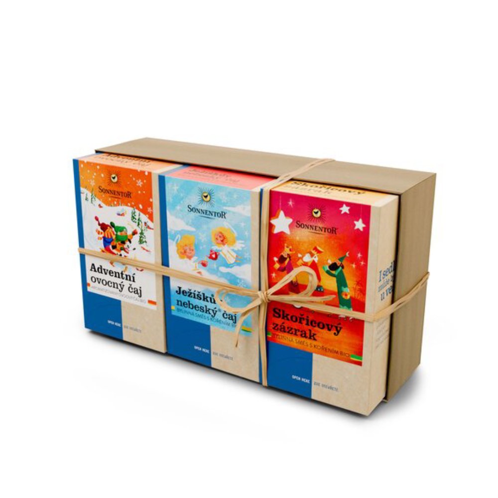 Dárkové balení 3 čajů Vánoce SONNENTOR
