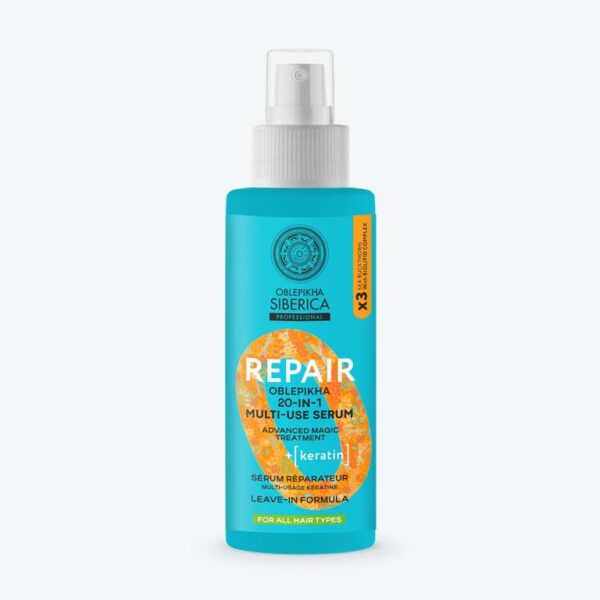 Oblepikha O Repair Multifunkční sérum na vlasy s keratinem 200ml Oblepikha SIBERICA