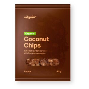 Kokosové chipsy kakao BIO 40g VILGAIN