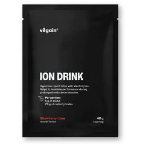 Iontový nápoj Jahoda s limetkou 40g VILGAIN