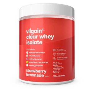 Clear Whey Isolate Strawberry lemonade 500g Vilgain