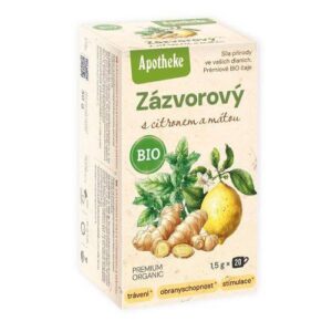 Zázvorový s citronem a mátou 20sač